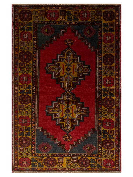 Artisan Angelina 310823 Red Vintage Knotted Rug