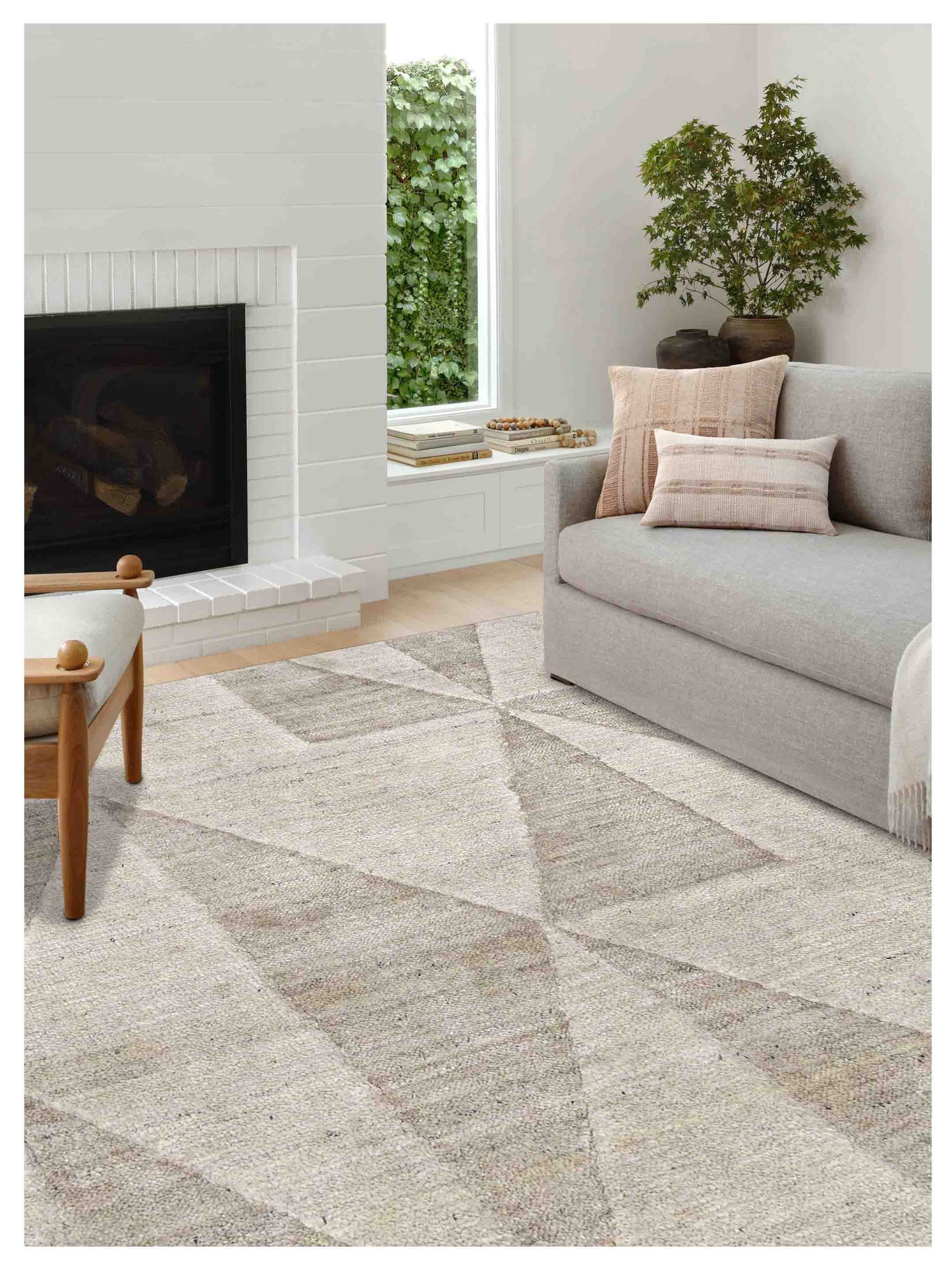 Artisan Tessa Taupe Contemporary Loom Rug - Rugs - Artisan - Atlanta Designer Rugs