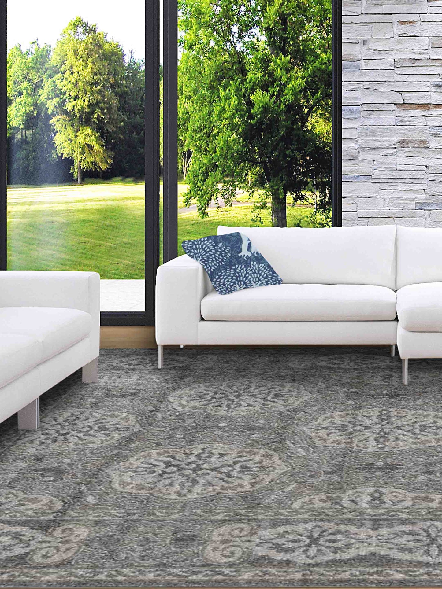 Limited Tatiana TU - 113 WALNUT Traditional Machinemade Rug - Rugs - Limited - Atlanta Designer Rugs