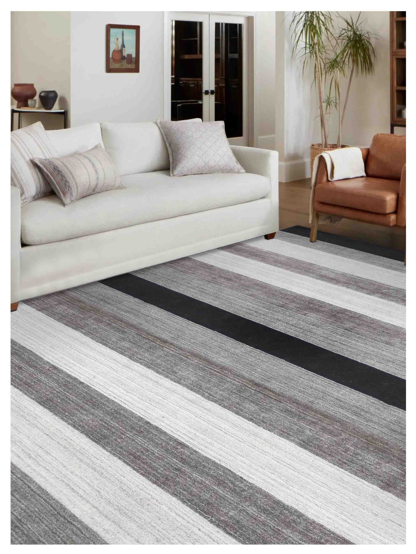 Limited BROOME BR - 715 CHARCOAL Transitional Woven Rug - Rugs - Limited - Atlanta Designer Rugs