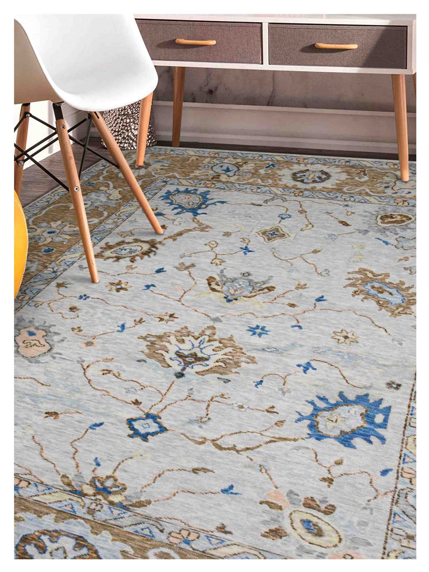 Limited BALLINA BA - 439 IVORY LIGHT BROWN Traditional Knotted Rug - Rugs - Limited - Atlanta Designer Rugs