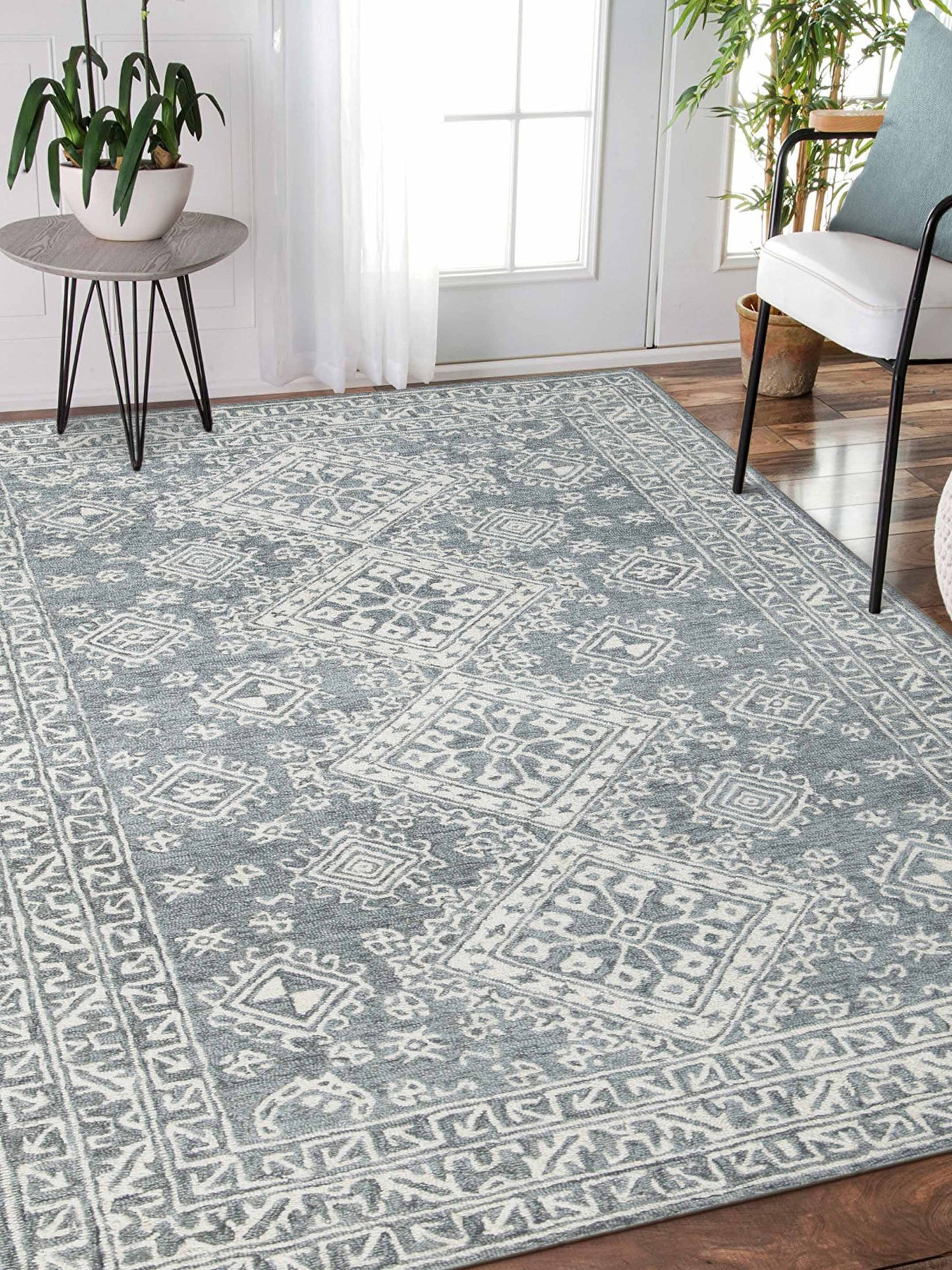 Limited BOWEN BO - 661 SLATE GRAY Traditional Tufted Rug - Rugs - Limited - Atlanta Designer Rugs
