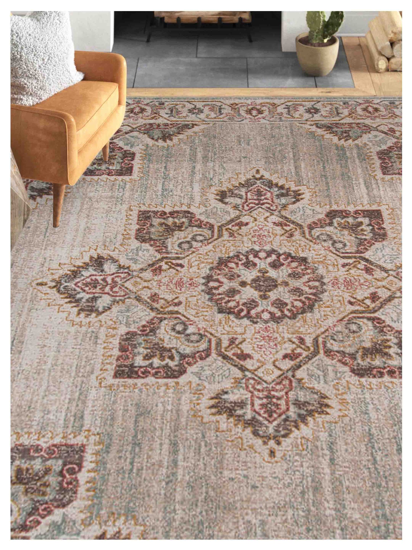 Limited Isabelle IR - 906 Beige SAND Traditional Machinemade Rug - Rugs - Limited - Atlanta Designer Rugs