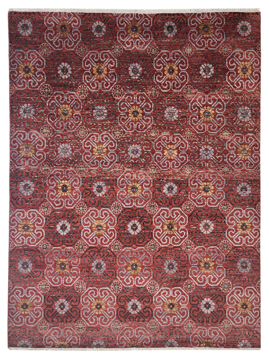 Artisan Amanda GC-54 Red Traditional Knotted Rug