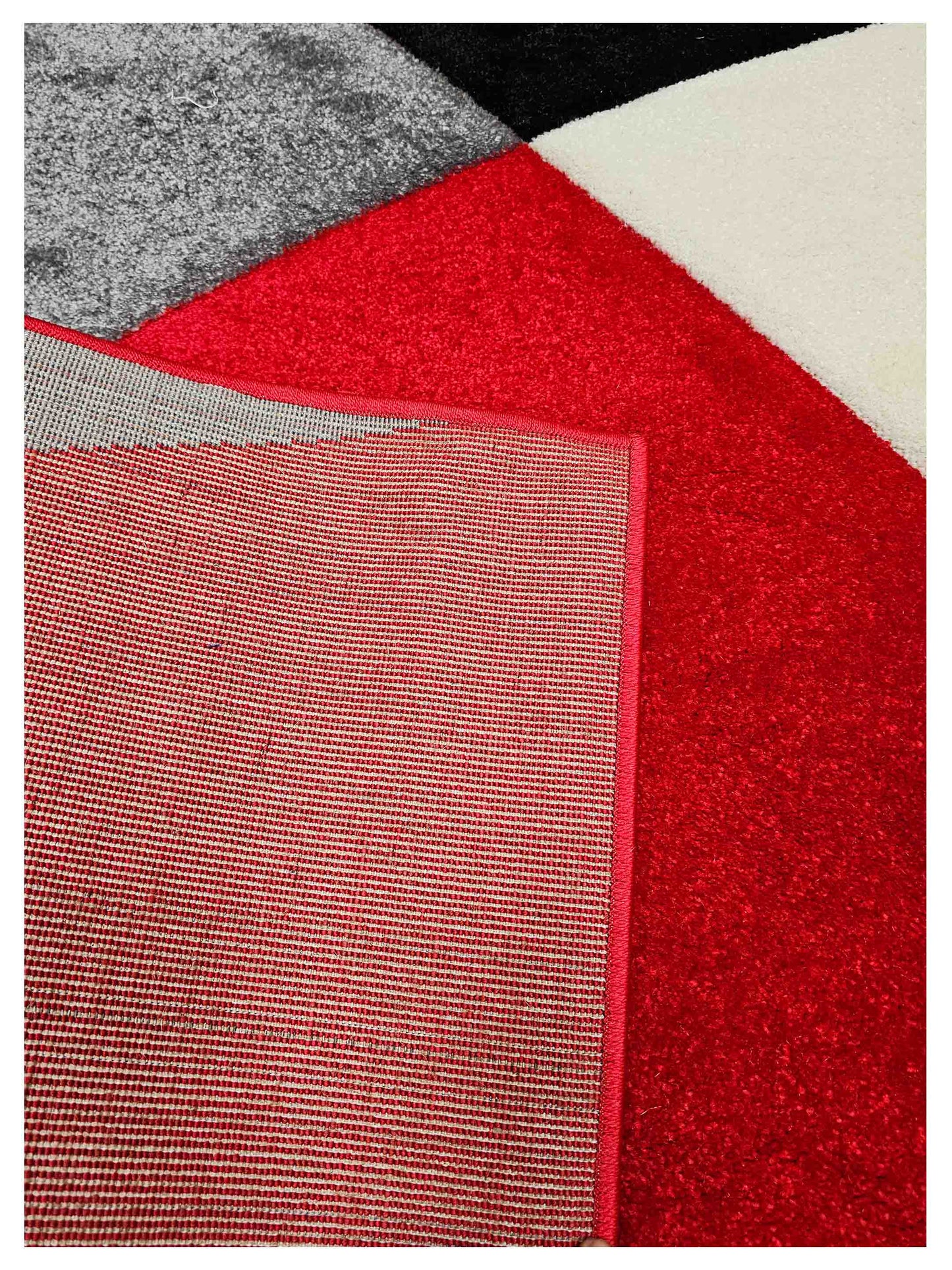 American Cover Design Hollywood H - 284 Red Modern Machinemade Rug - Rugs - American Cover Design - Atlanta Designer Rugs