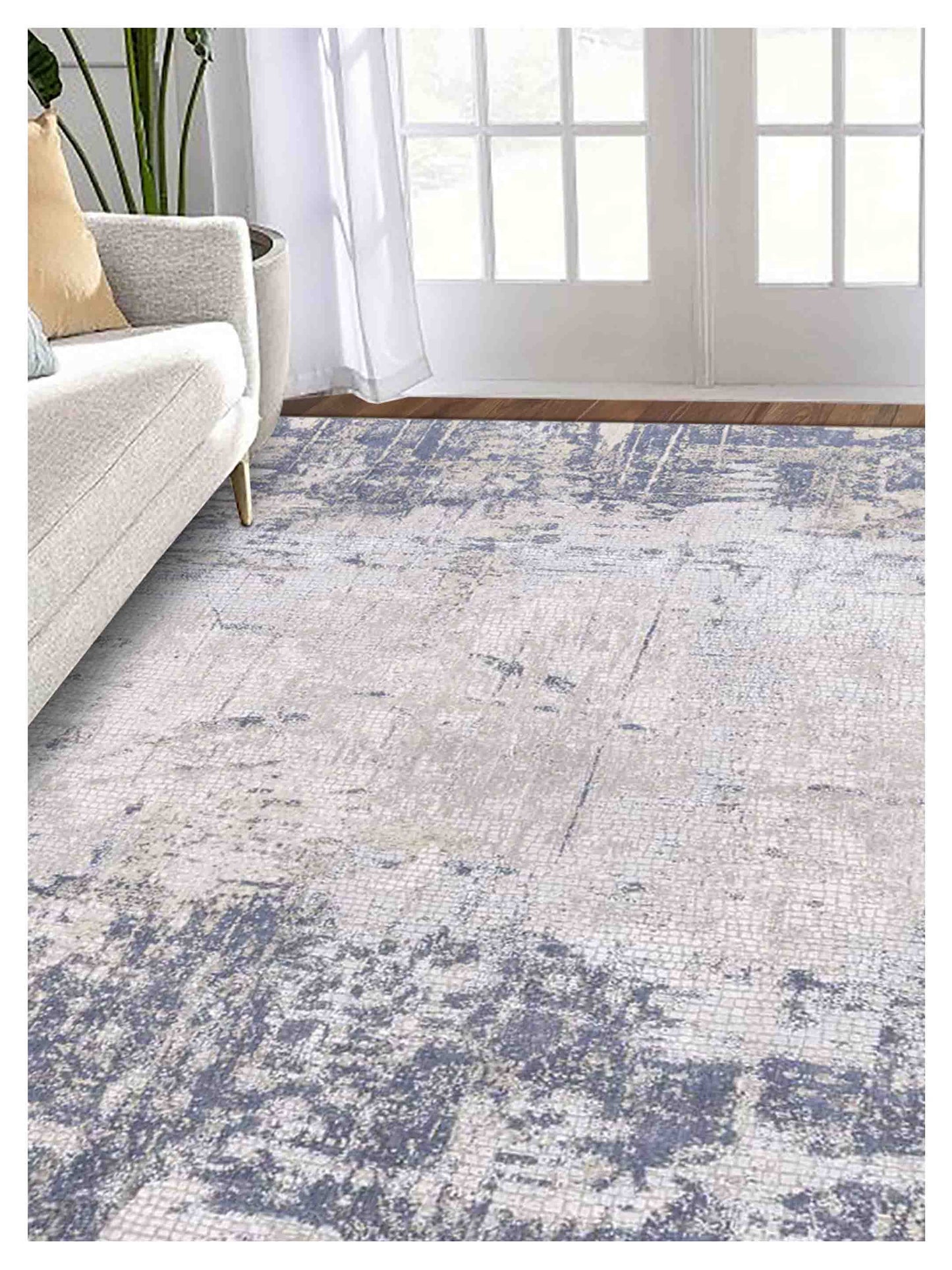 Limited Courteney CY - 254 GRAY BLUE Transitional Machinemade Rug - Rugs - Limited - Atlanta Designer Rugs