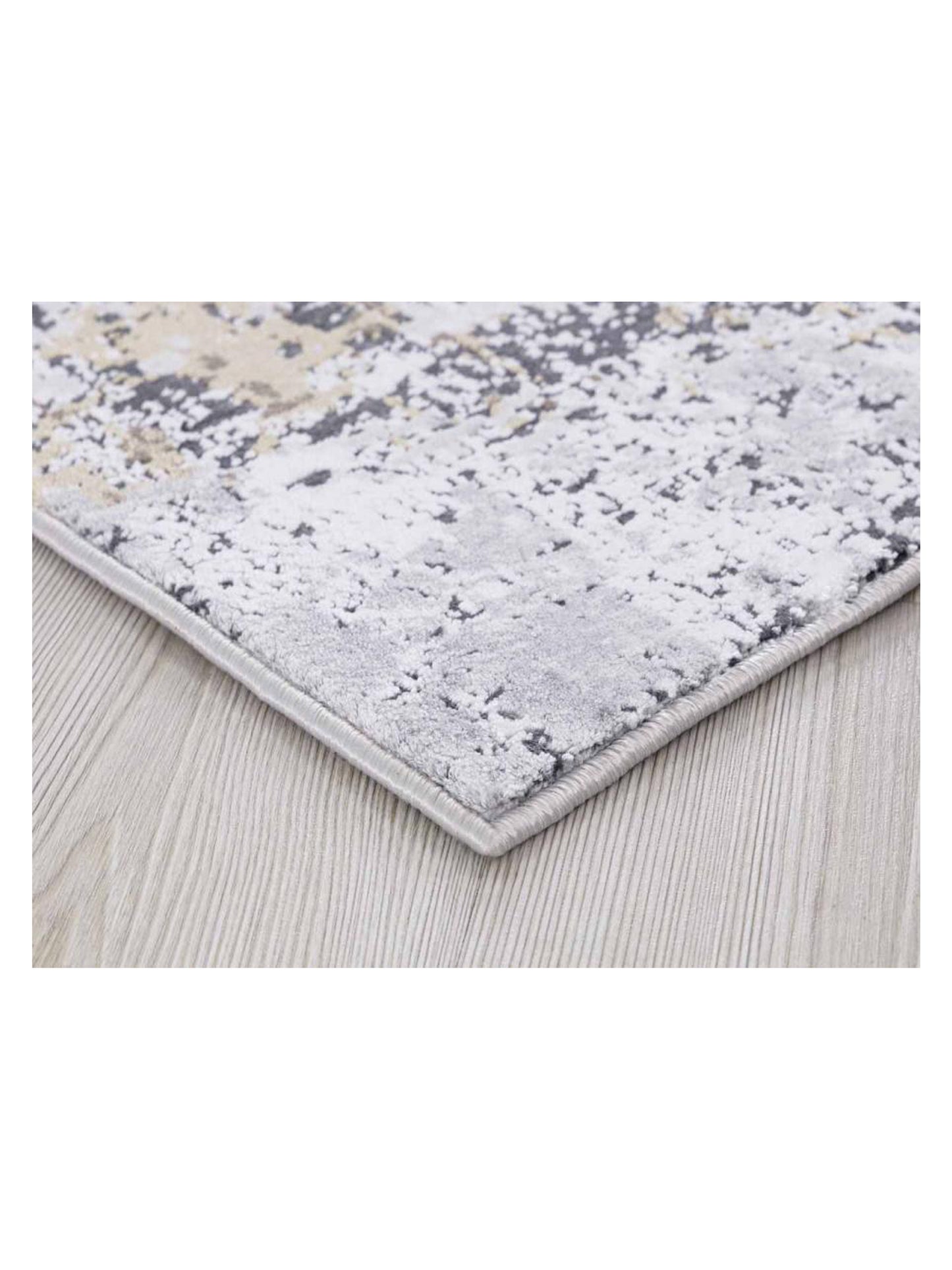 Limited Courteney CY-255 GRAY GOLD Transitional Machinemade Rug