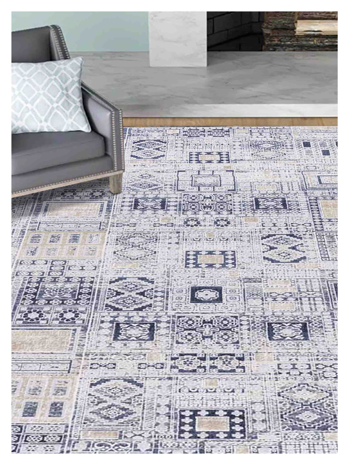 Limited Courteney CY - 257 IVORY GOLD Transitional Machinemade Rug - Rugs - Limited - Atlanta Designer Rugs
