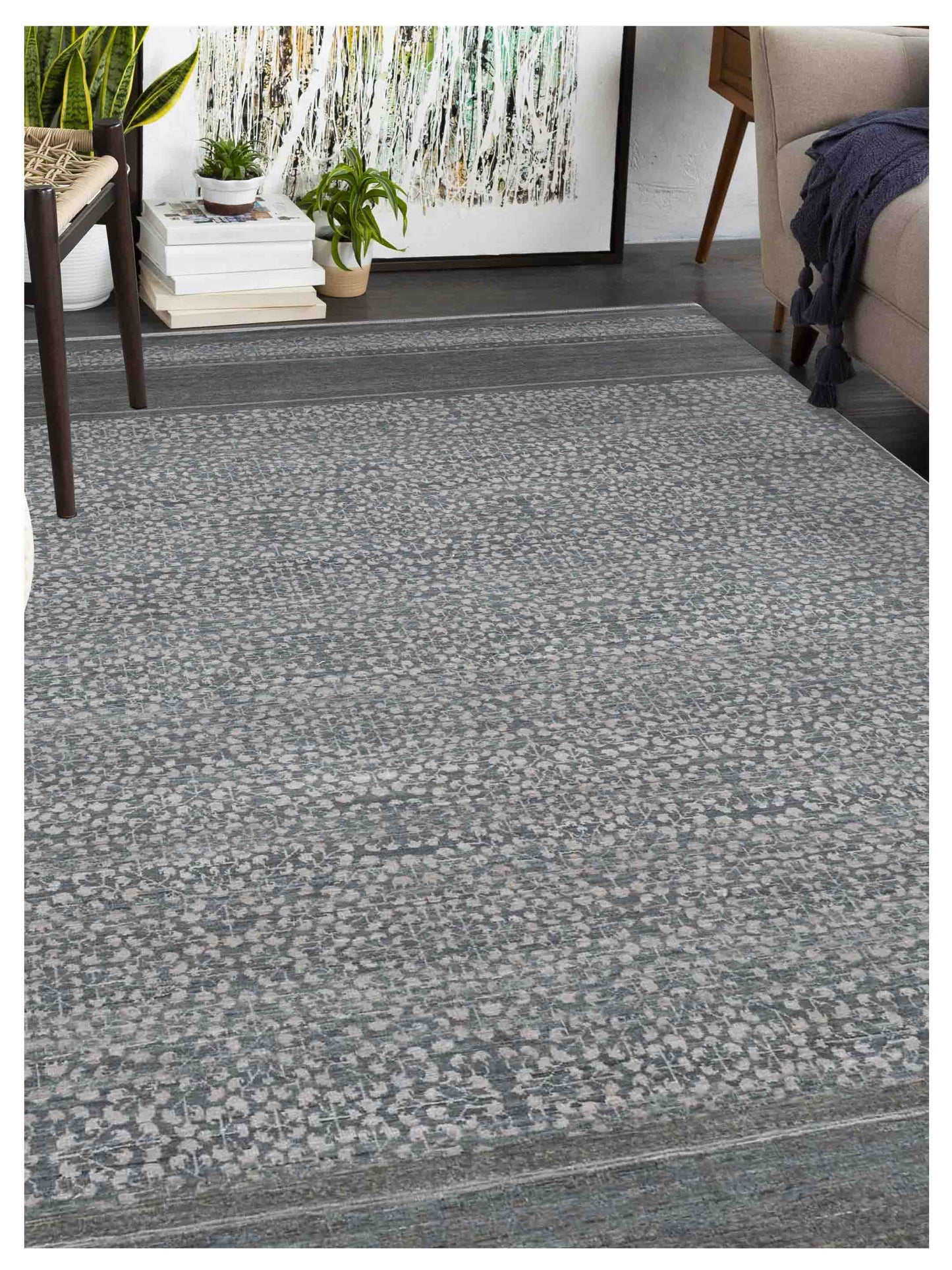 Limited KEMSEY KE - 651 ICE BLUE Transitional Knotted Rug - Rugs - Limited - Atlanta Designer Rugs