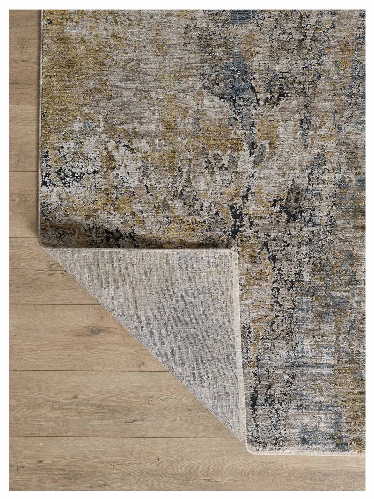 KAS Avani 8407 Blue Gold Transitional Machinemade Rug - Rugs - KAS - Atlanta Designer Rugs