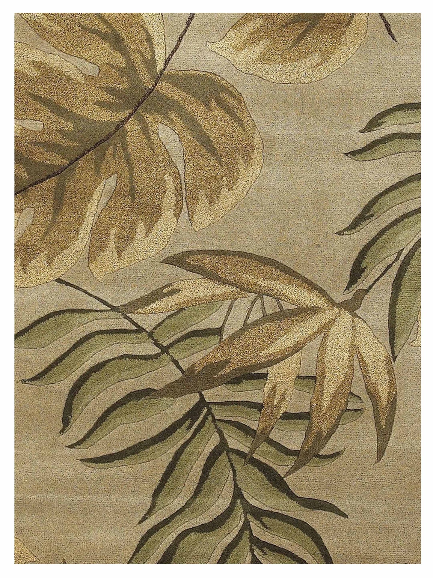 Kas Havana 2614 Sand Florals & Tropicals Tufted Rug