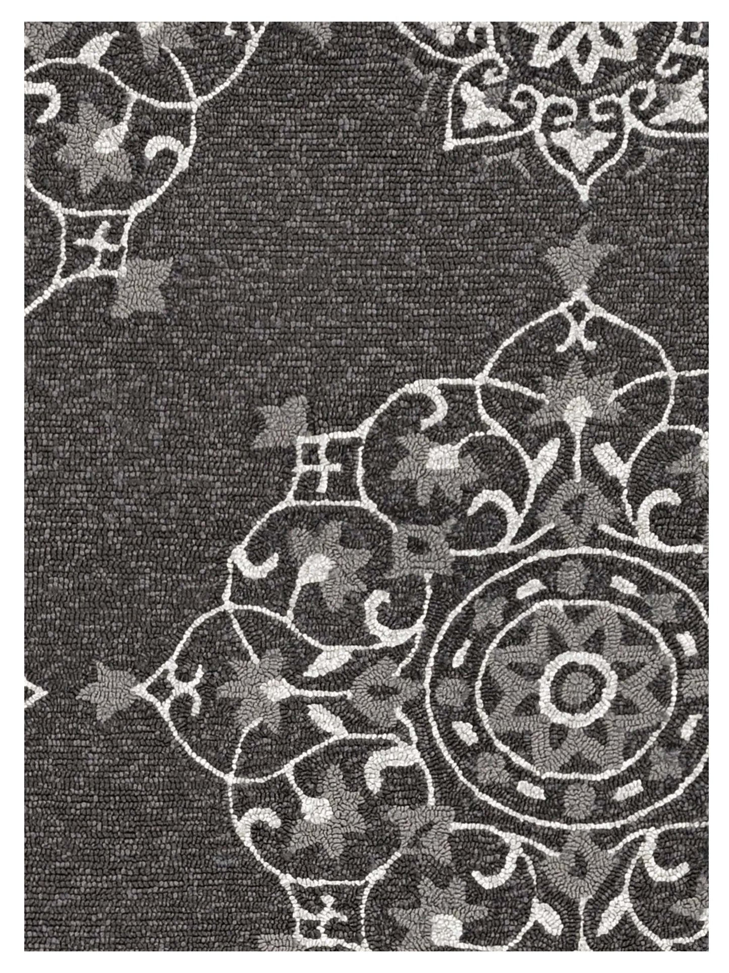 Kas Harbor 4207 Charcoal Transitional Knotted Rug