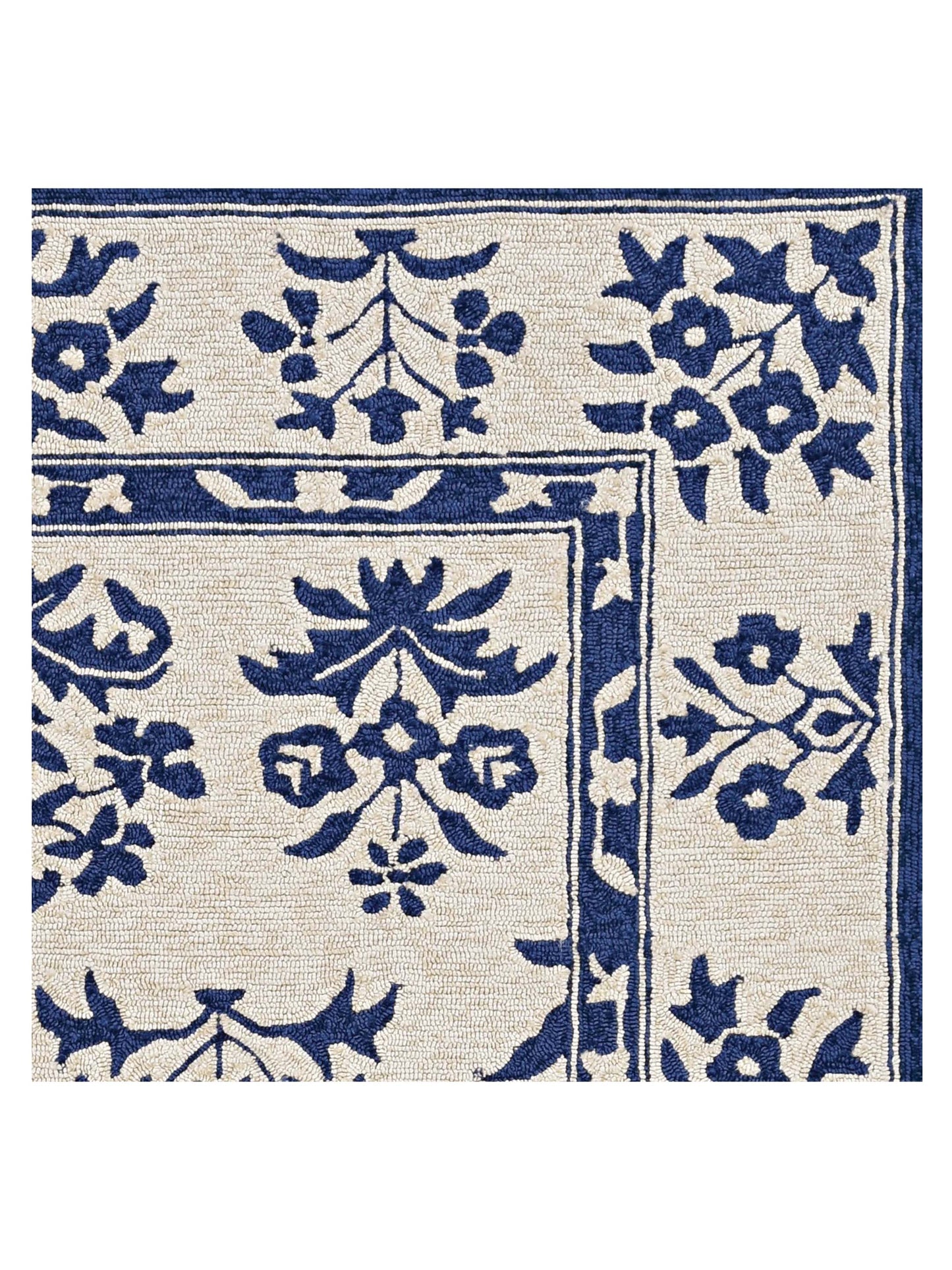 Kas Harbor 4208 Sand Blue Transitional Knotted Rug