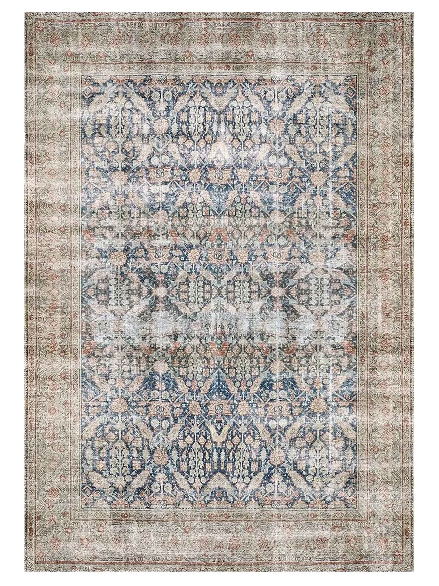 KAS London 4800 Blue Transitional Machinemade Rug