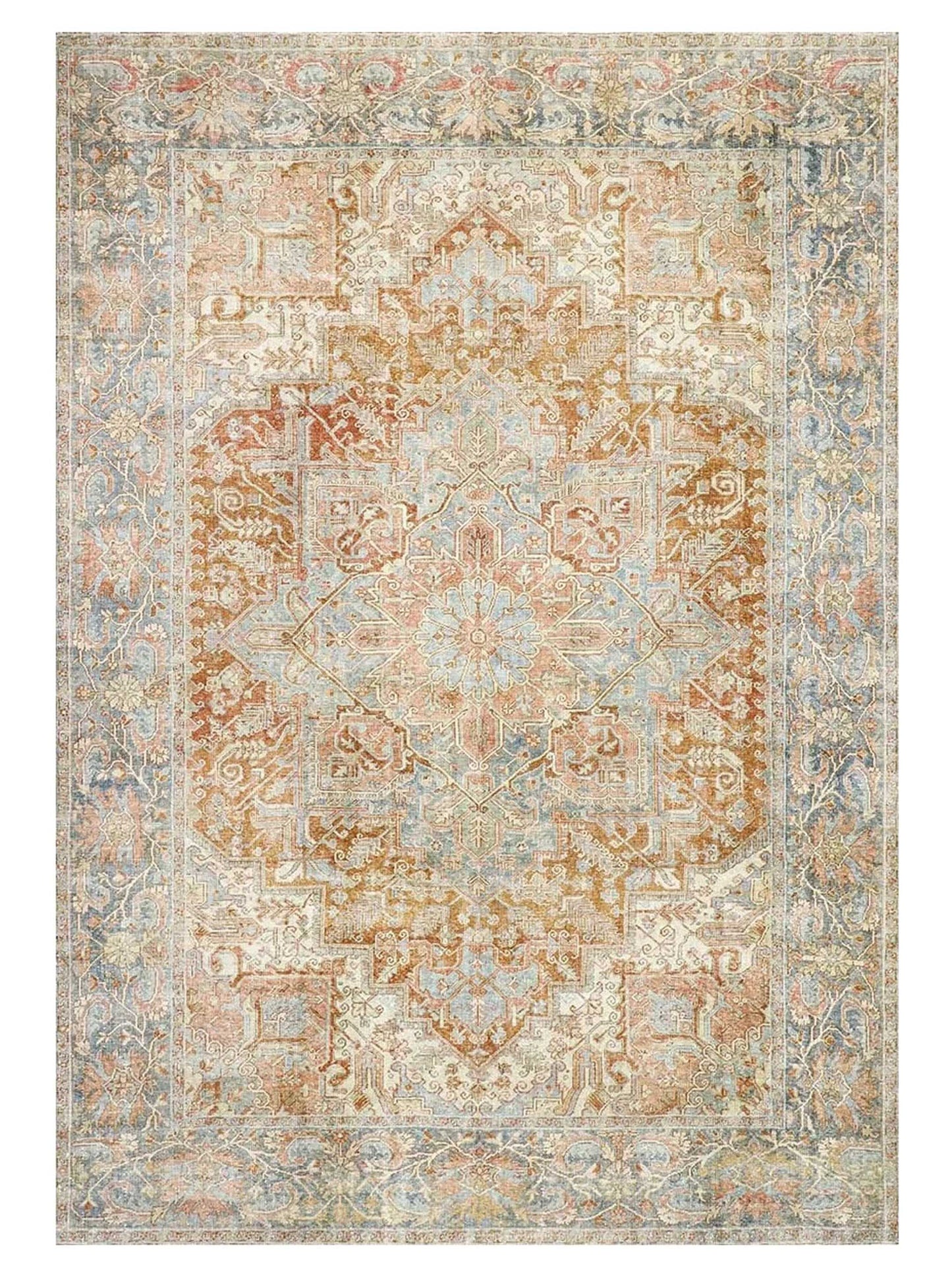 KAS London 4801 Rust Transitional Machinemade Rug