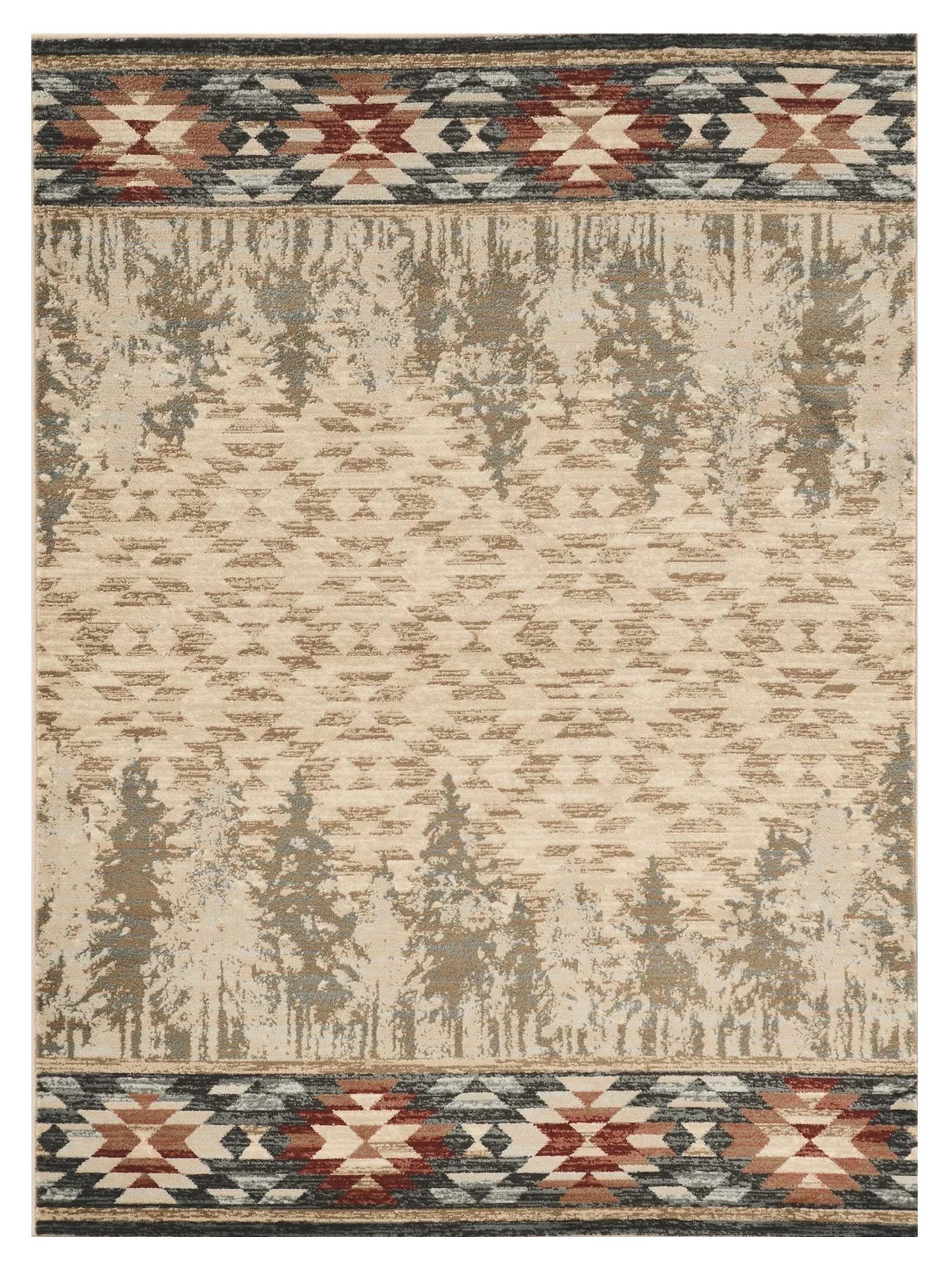 KAS Chester 5635 Ivory Rustic & Lodge Machinemade Rug