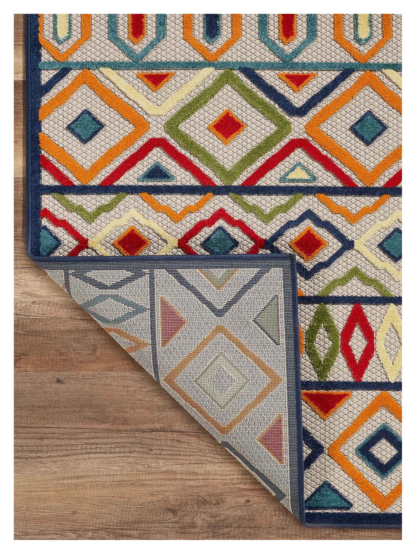 KAS Calla 6928 Ivory Multi Indoor/Outdoor Machinemade Rug - Rugs - KAS - Atlanta Designer Rugs