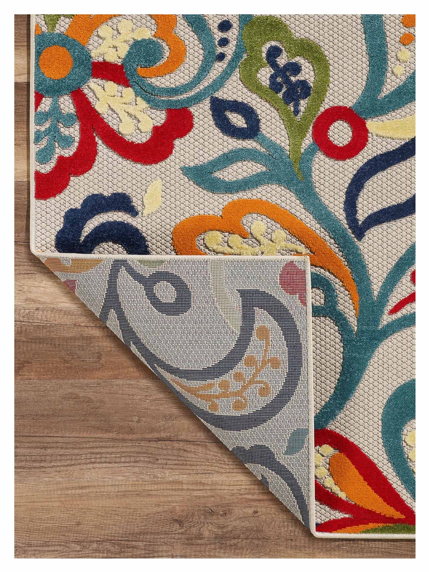 KAS Calla 6929 Ivory Multi Indoor/Outdoor Machinemade Rug - Rugs - KAS - Atlanta Designer Rugs