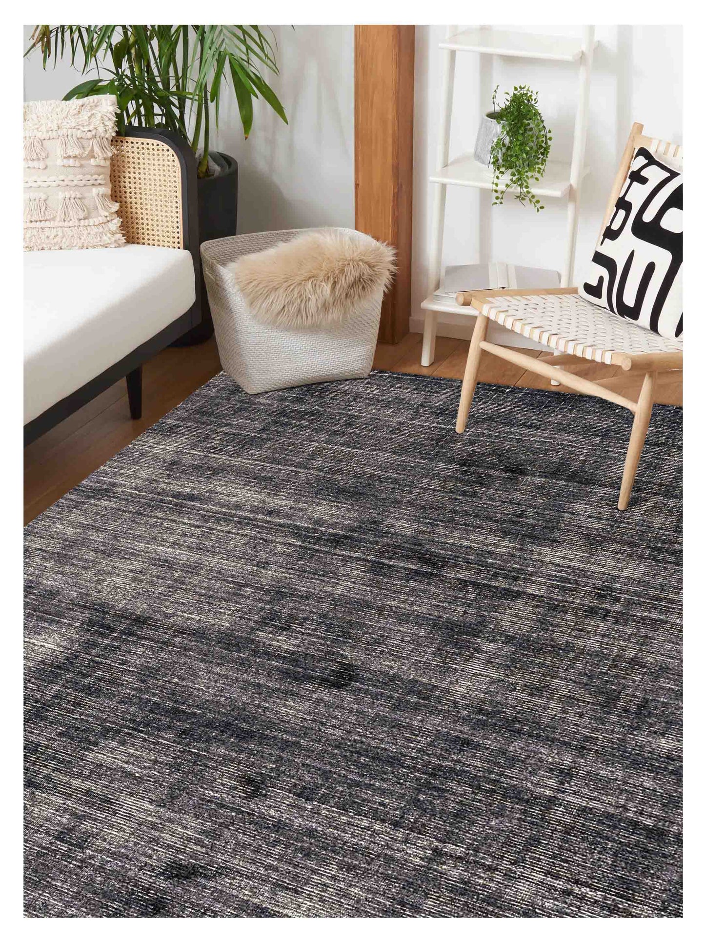 Artisan Mia Charcoal Transitional Loom Rug