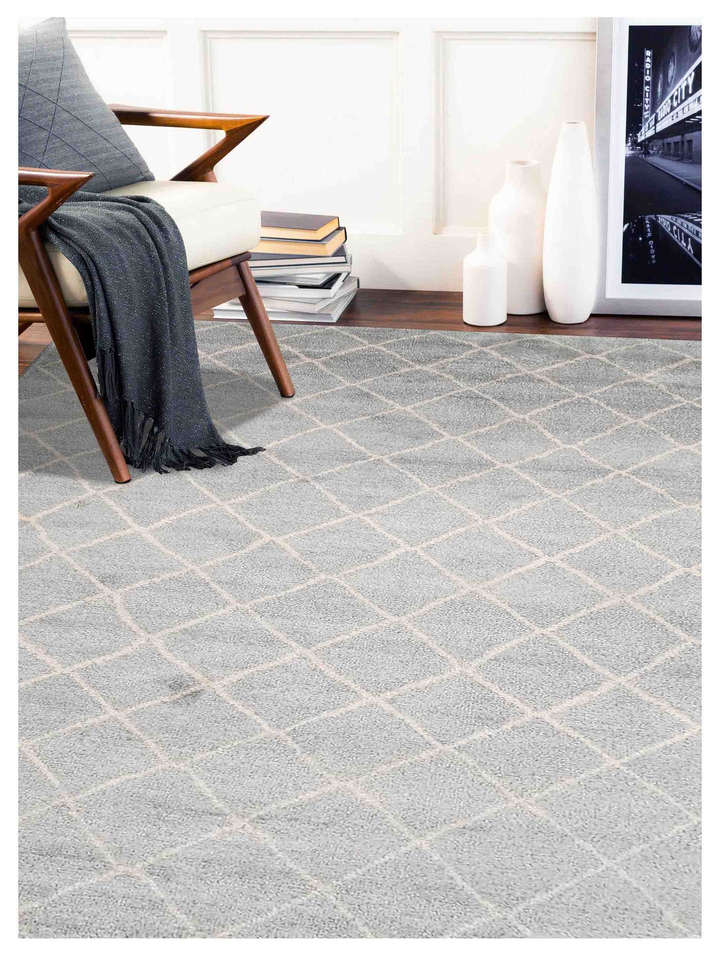 Artisan Marion Lt.Blue Transitional Knotted Rug