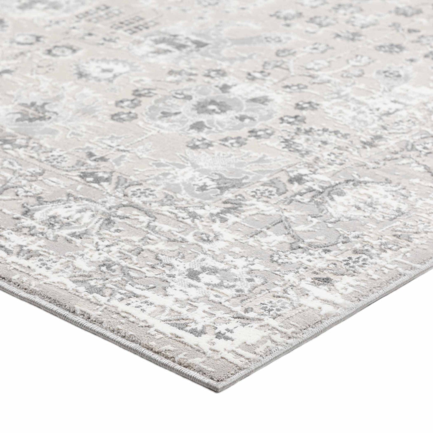 Dalyn Rugs Rhodes RR8 Silver  Transitional Power Woven Rug