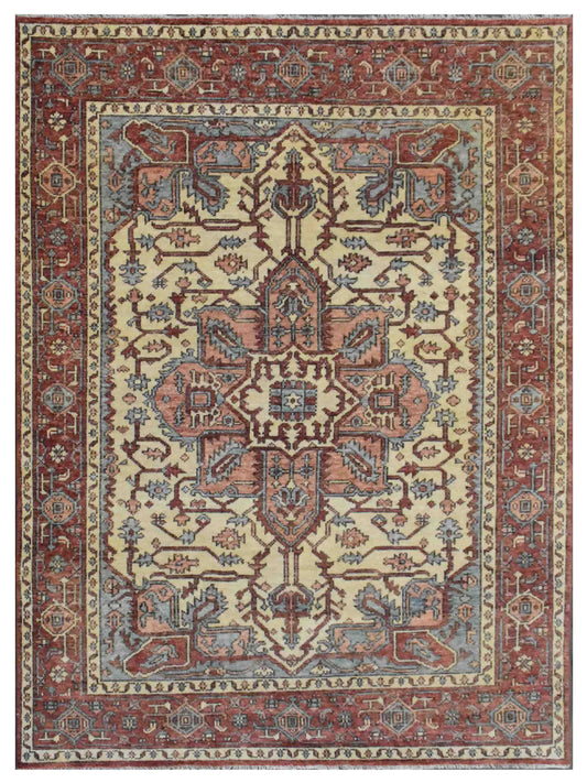 Artisan Aimee AB-208 Ivory Traditional Knotted Rug