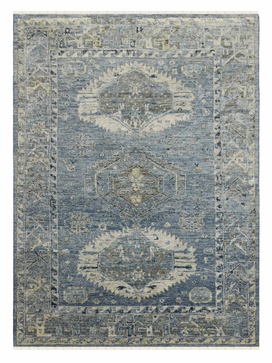Limited Woodburn WOD-555 LIGHT BLUE Traditional Knotted Rug