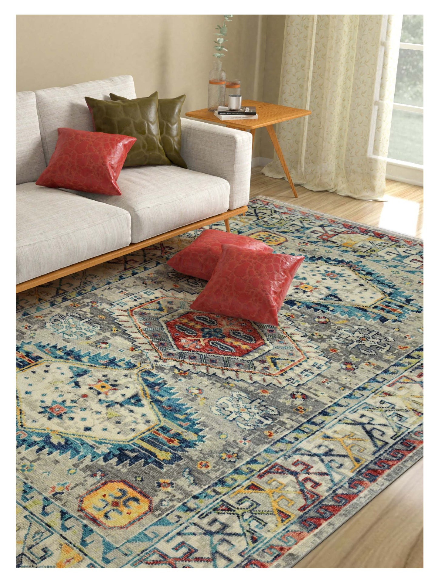 Limited Woodburn WOD-554 SILVER Traditional Knotted Rug