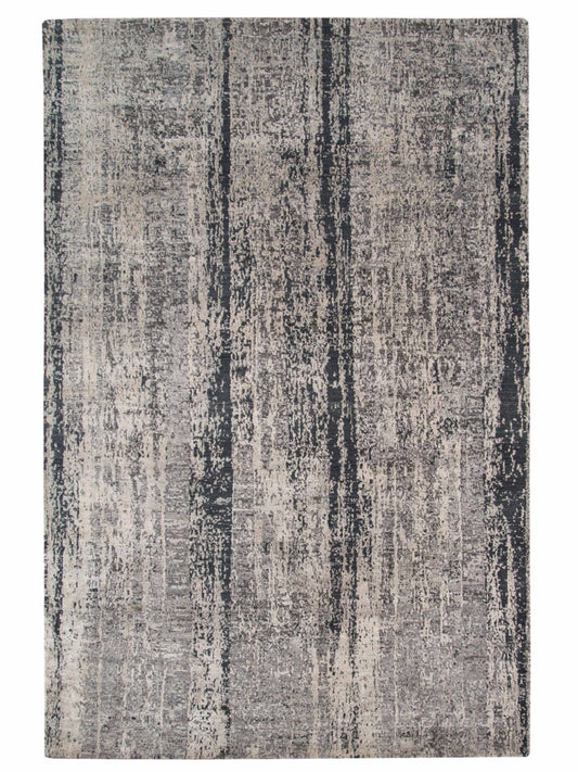 Limited Zelma WI-438 Dark Gray Transitional Knotted Rug