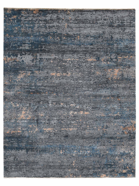 Limited Zelma WI-455 DARK GRAY Transitional Knotted Rug