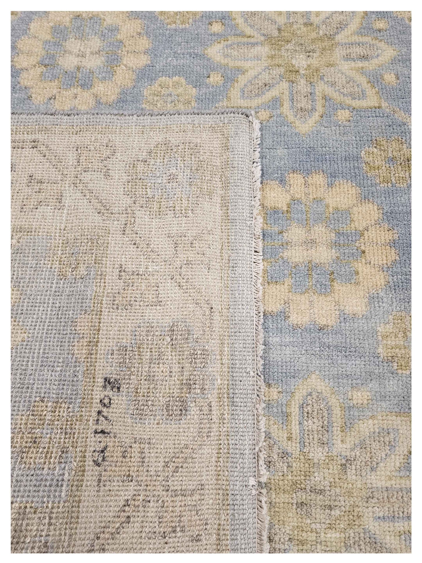 Artisan Zara Lt.Blue Ivory Traditional Knotted Rug - Rugs - Artisan - Atlanta Designer Rugs
