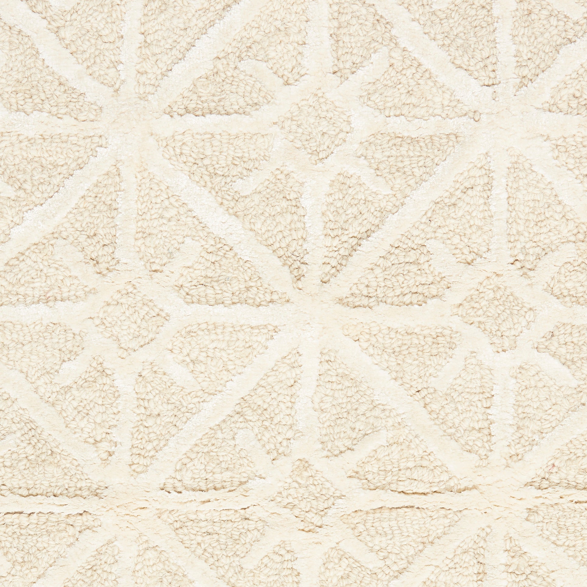 Nicole Curtis Series 2 SR201 Ivory Contemporary Tufted Rug