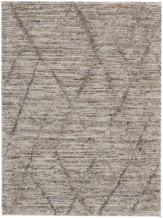 Nourison Home OCEAN OCP02 Ash Contemporary Knotted Rug