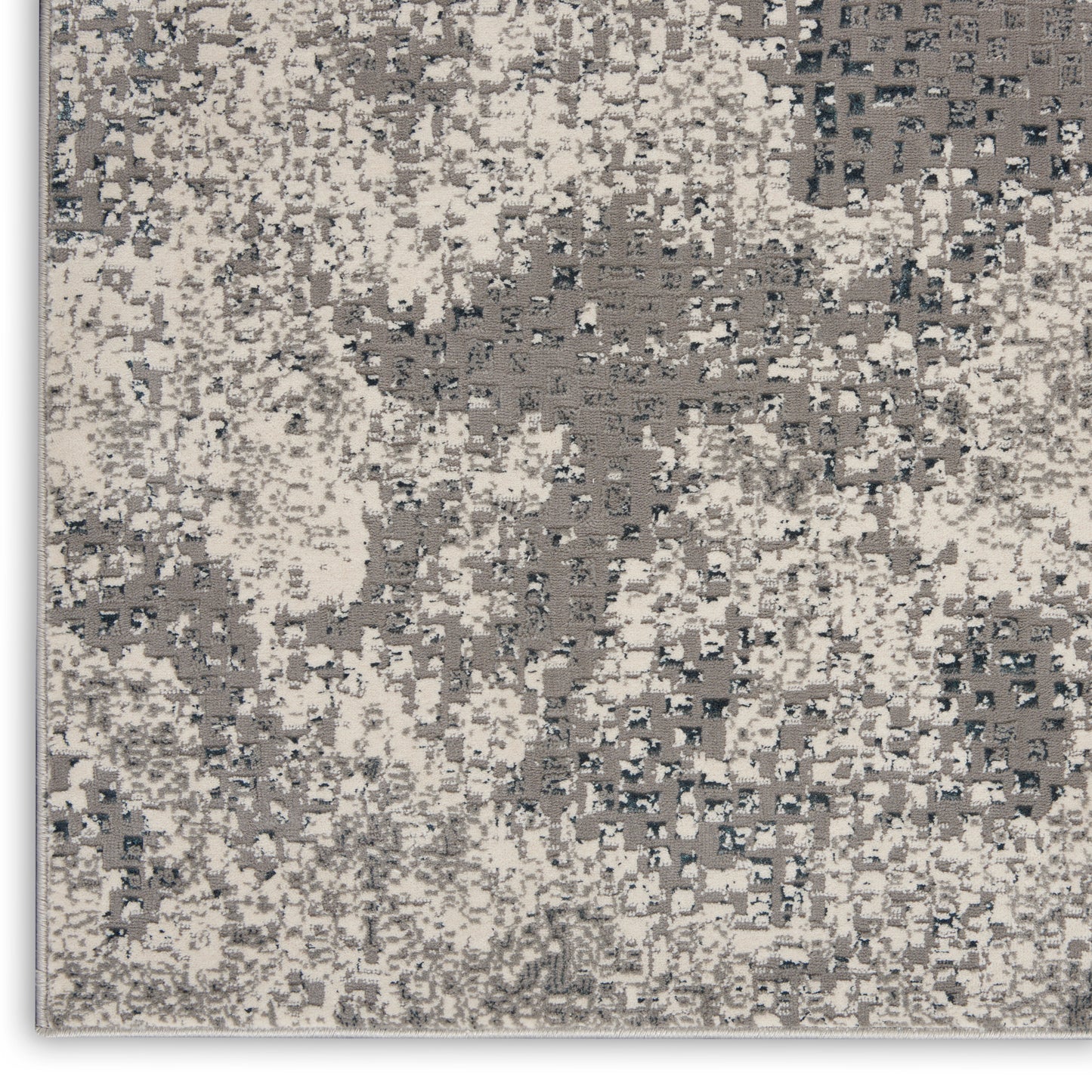 Michael Amini MA90 Uptown UPT02 Ivory Grey  Contemporary Machinemade Rug