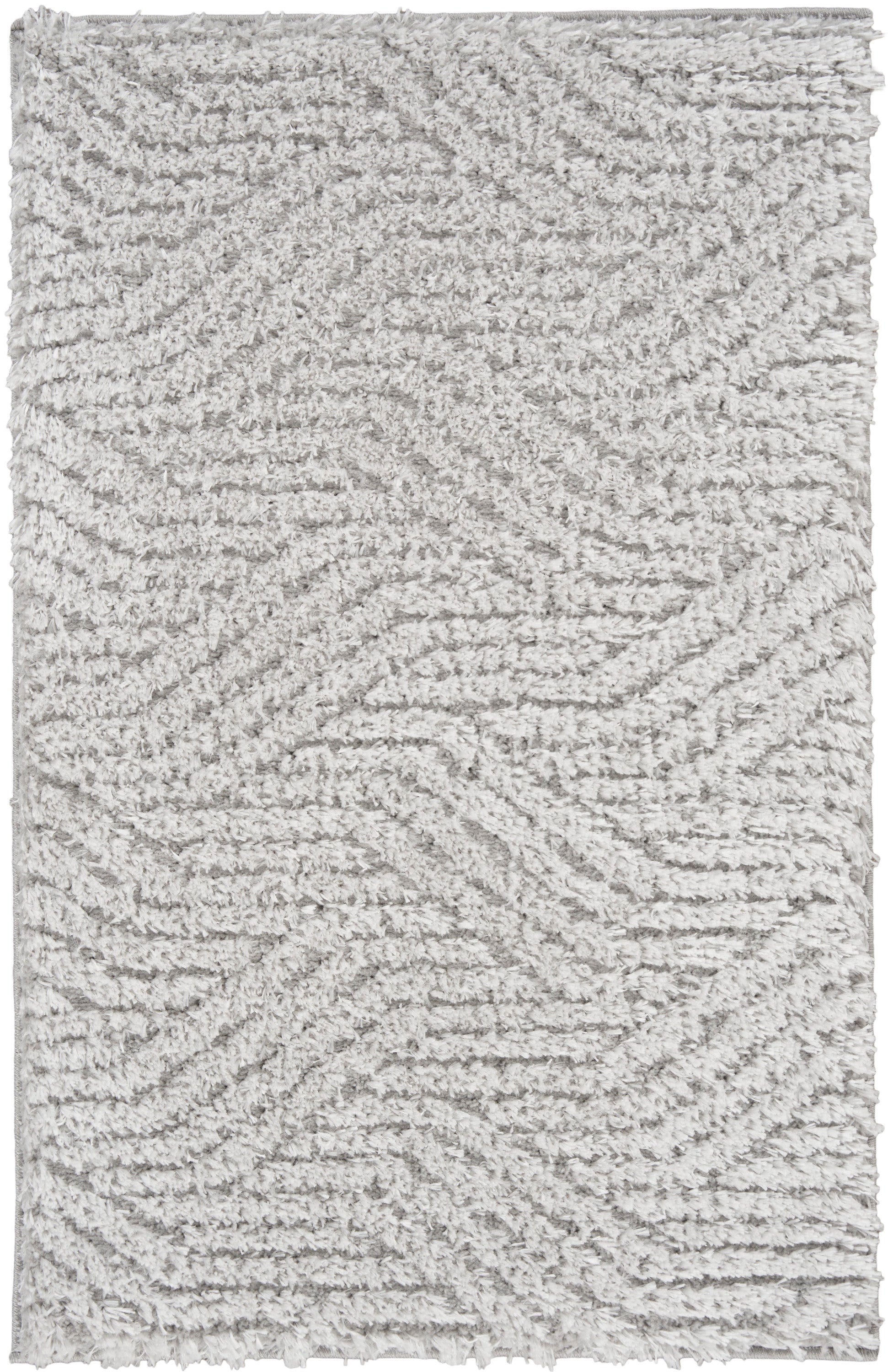 Calvin Klein Surfaces SFC01 Silver Grey Contemporary Machinemade Rug