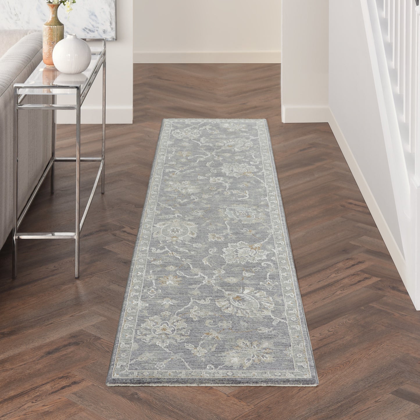 Nourison Home Infinite IFT04 Charcoal  Traditional Machinemade Rug