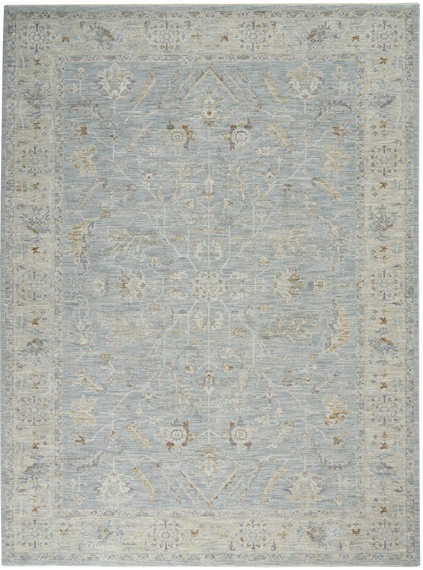 Nourison Home Infinite IFT05 Blue  Traditional Machinemade Rug