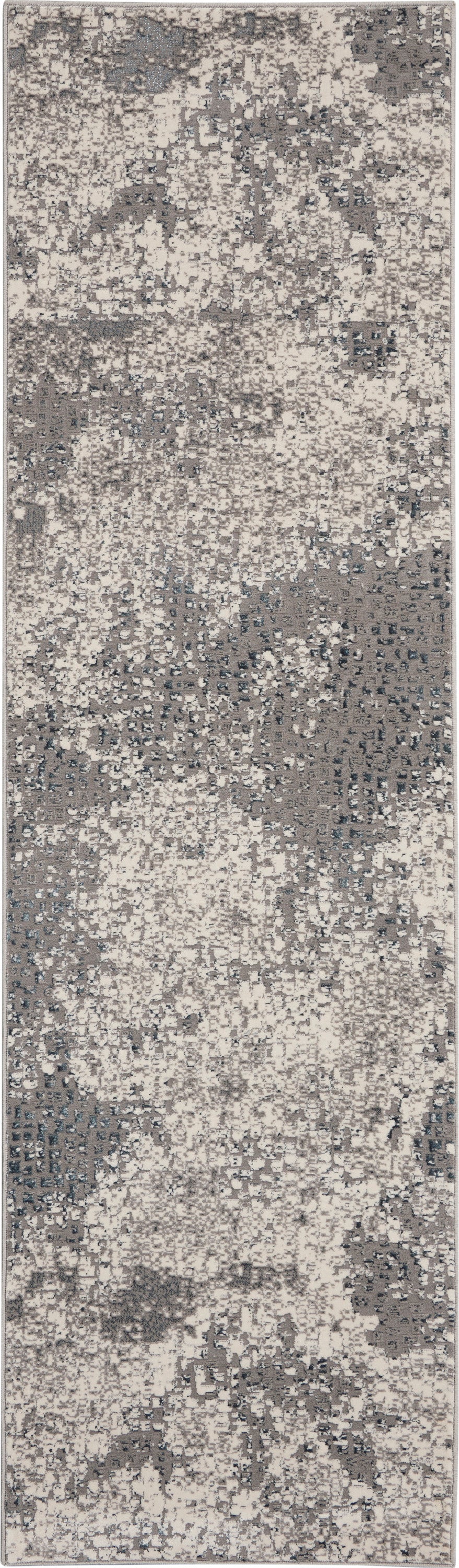 Michael Amini MA90 Uptown UPT02 Ivory Grey Contemporary Machinemade Rug