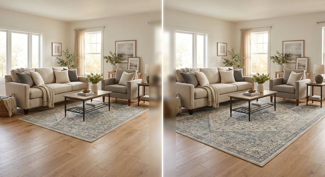 What size rug do you need for a 15x15 room