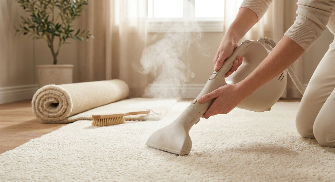 How to clean a wool rug with a steam cleaner