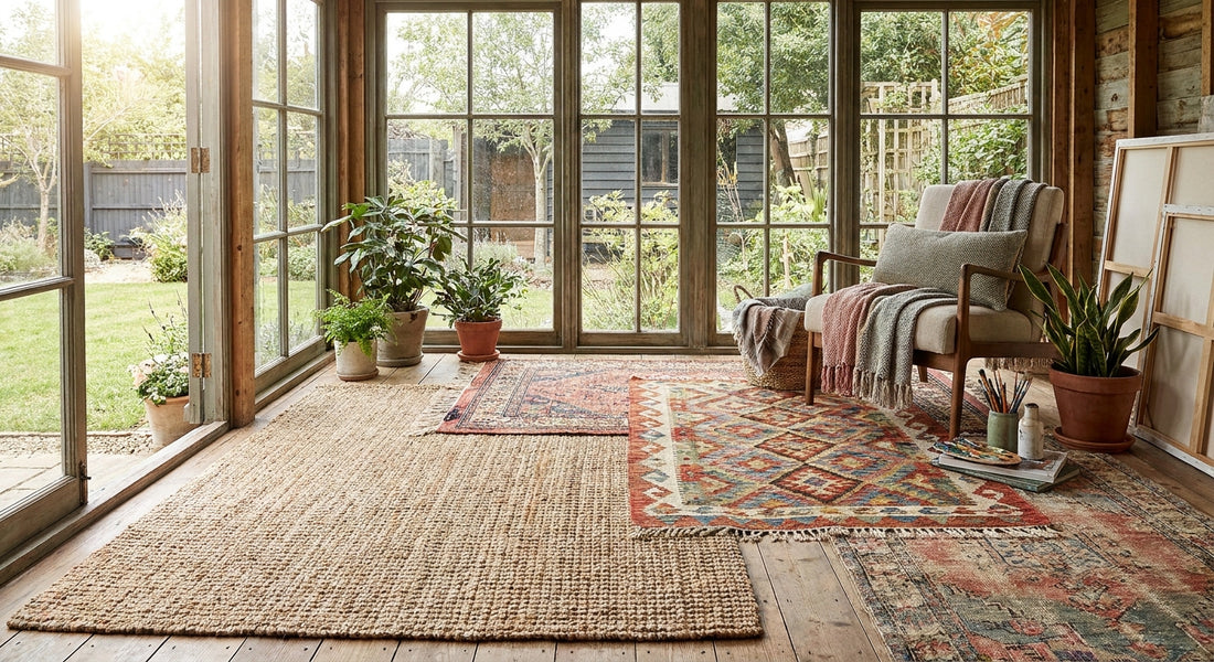 Best rugs for a she shed or backyard studio