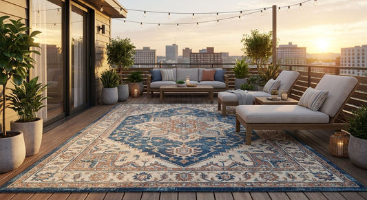 Best indoor-outdoor rugs for a rooftop deck