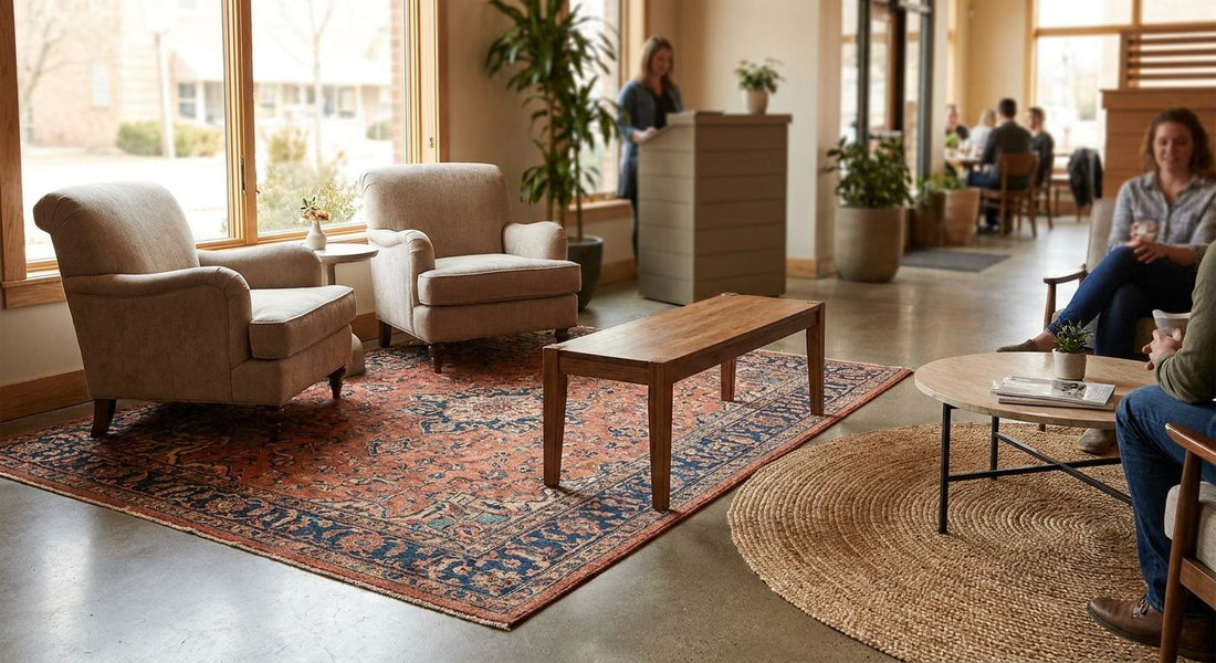 Best rugs for a restaurant waiting area