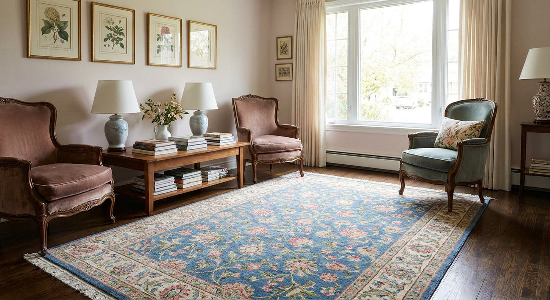 Best rugs for a grandmillennial style living room