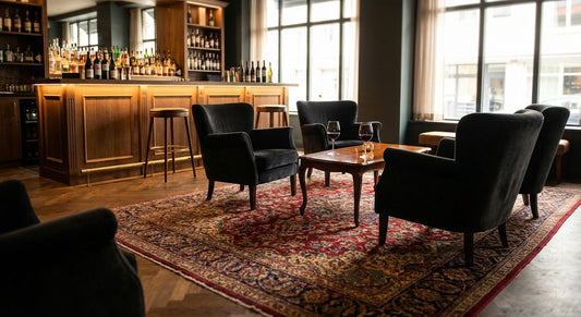 Best rugs for a wine bar or cocktail lounge