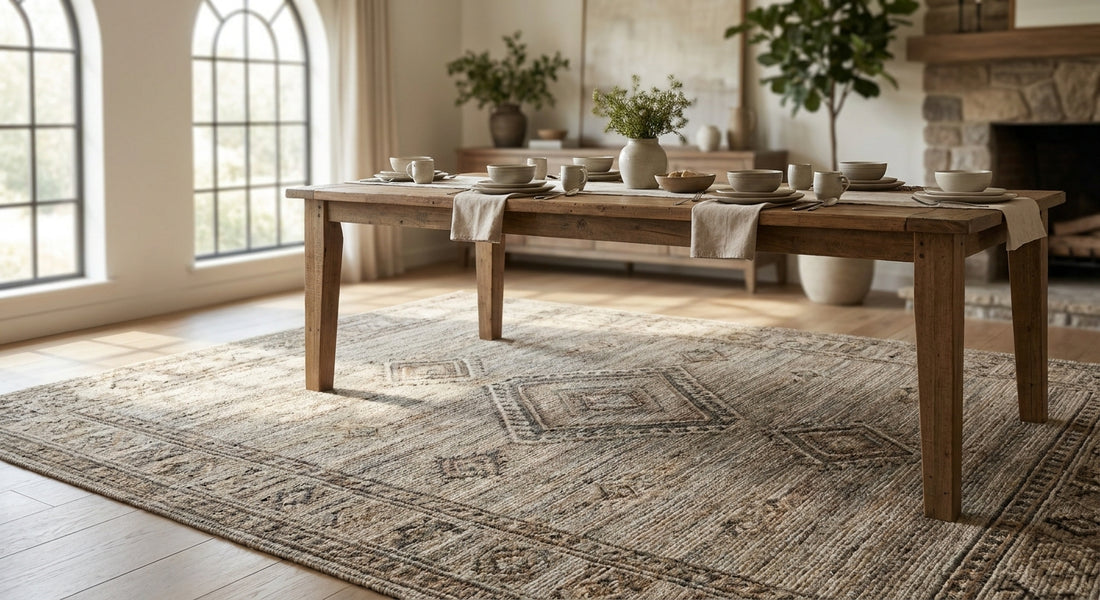 Best 11x14 rugs for an oversized dining room