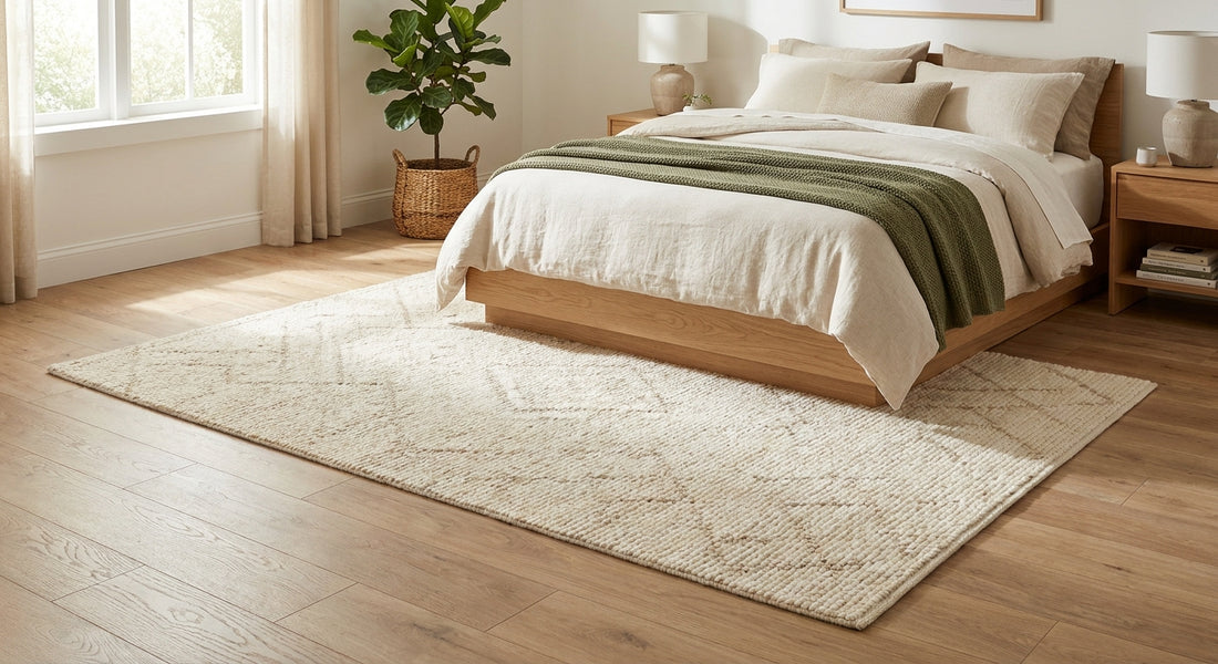 Best rugs for a light wood floor bedroom