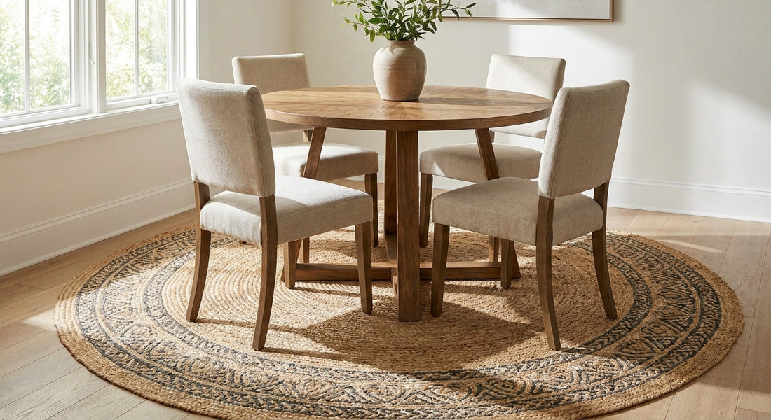 Best round area rugs for a dining room