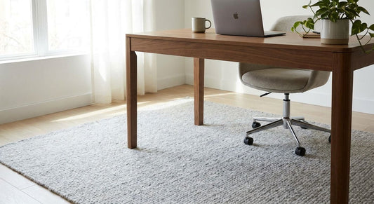 Best felted wool rugs for a minimalist office