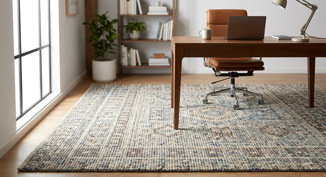 Best square rugs for a home office